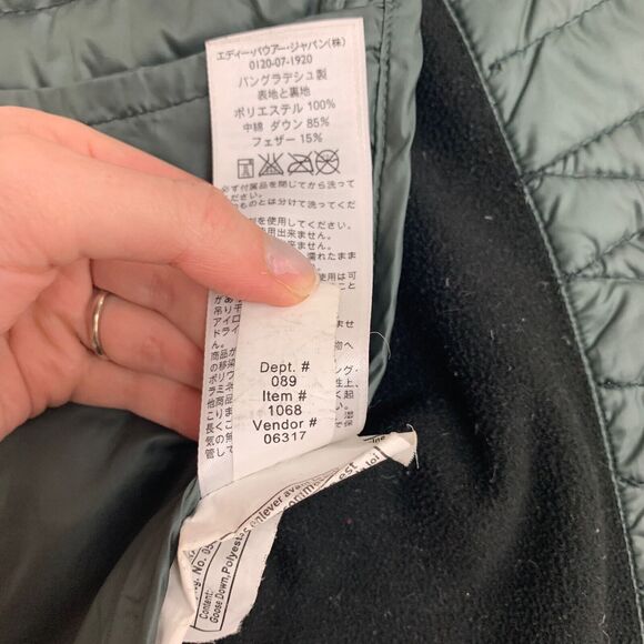 Eddie Bauer Vest Women S Small Black Zip Up Insulation Stormdown 800 Down Jacket - Picture 11 of 14